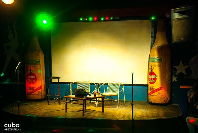 stage at Club Las Vegas in center havana© Cuba Absolutely, 2014