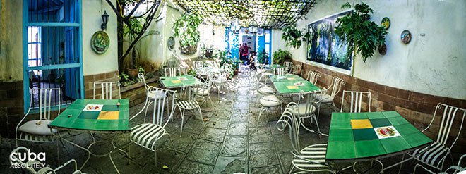 restaurant Casa de la Parra in old havana© Cuba Absolutely, 2014