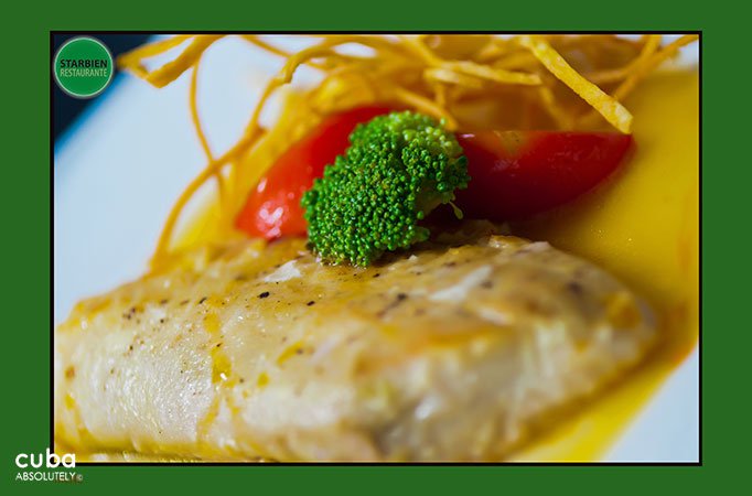 dish of fish at Starbien restaurant in Vedado© Cuba Absolutely, 2014