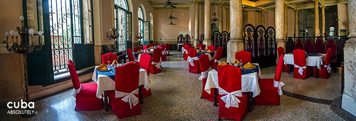 Hotel Raquel restaurant in Old Havana© Cuba Absolutely, 2014