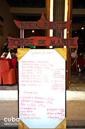 Torre de marfil restaurant in Old Havana © Cuba Absolutely, 2014