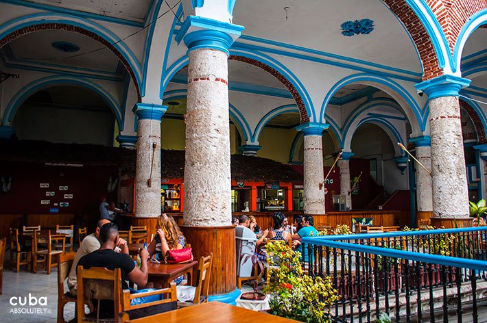 Rosalia de Castro cultural center in Old Havana, restaurant © Cuba Absolutely, 2014