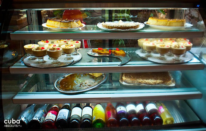 Desserts at Sancho Panza restaurant in Vedado © Cuba Absolutely, 2014