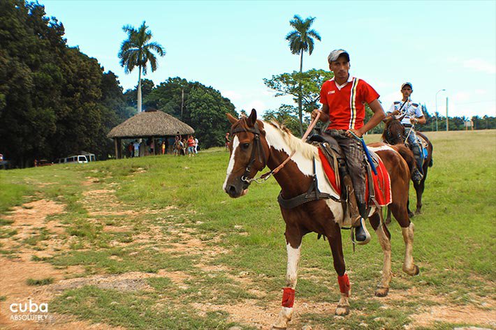 man riding a horse at Lenin park © Cuba Absolutely, 2014