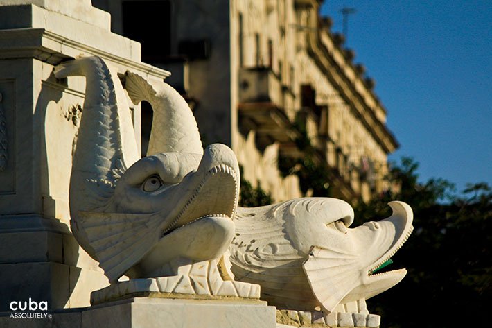 detail of Indian font in old havana© Cuba Absolutely, 2014